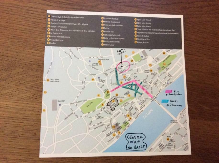 Loire Velo 3 Appartements Moderne Velo Parking 20 Places Velos Centre Ville Historique Blois Ngoại thất bức ảnh